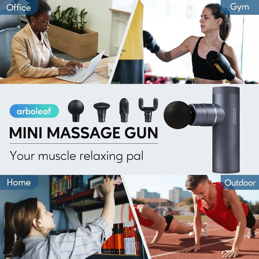 Targeted Temperature Control with Deep Percussion Massage for Muscle Warm-Up, Post-Workout Recovery, and Relaxation arboleaf Hot and Cold Massage Gun Deep Tissue, Percussion Muscle Massager B0CZP1D7CX