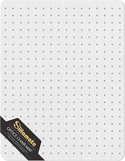 Plastic Office Chair Mat for Carpeted Floors, Heavy Duty Floor Mat,Eco-Friendly Series Studded Carpet Desk Chair Mats-36'' x 48'' (36 inches X 48 inches- NO Lip)