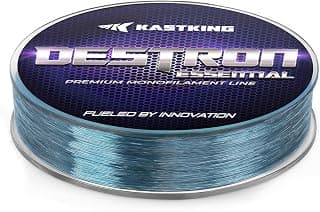KastKing Destron Essential Monofilament Fishing Line, Advanced Polymer Coating for High Abrasion Resistance, Super Smooth, High Strength, Low Memory Mono Line, Fresh and Saltwater Fishing