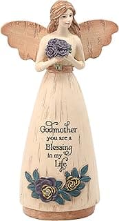Pavilion Gift Company 41071 Godmother with Sentiment Angel Figurine, 6"