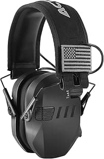 ACT FIRES Shooting Ear Protection for Gun Range, Active Noise Reduction NRR 23dB, Shooting Ear Muffs Hearing Protection