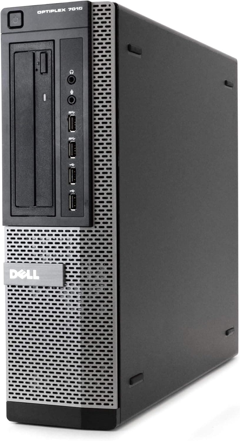 Dell Desktop Computer Package Compatible with Dell Optiplex 7010 Intel Quad Core i5 3.2GHz, 8GB Ram, 500GB HDD, 19-inch LCD, DVD, WiFi, Keyboard, Mouse, Windows 11 Pro (Renewed)