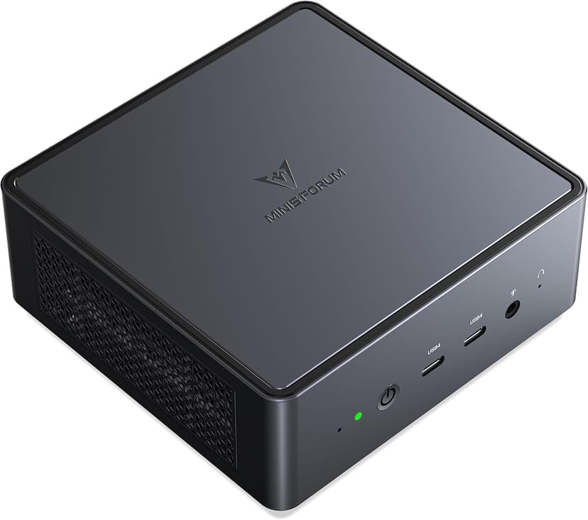 MINISFORUM Venus UM790 Pro Mini PC AMD Ryzen 9 7940HS up to 5.2 GHz 32 GB DDR5 1 TB SSD Radeon 780M Graphics, 4X USB3.2, 2X USB4, 2X HDMI 2.1, PCIe4.0x2, BT5.3, RJ45 2.5G