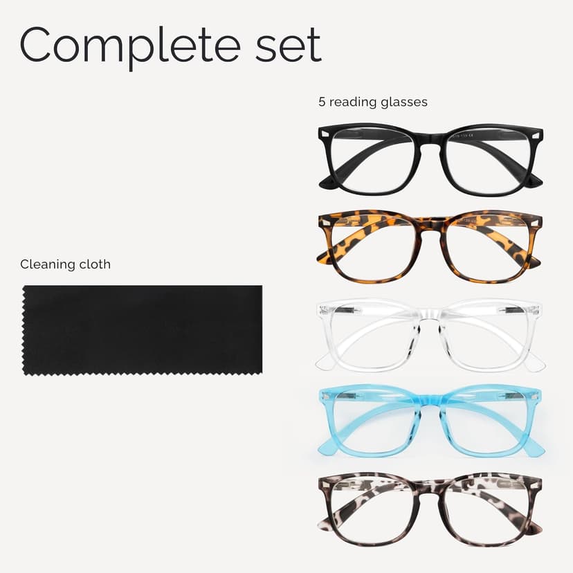 CCVOO 2.25 Reading Glasses for Women, Eye glasses, Blue Light Readers for Women, Cheaters