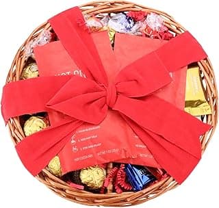 Christmas Chocolate Gift Tray, Truffles with Prime Peppermint Hot Cocoa, Christmas Gifts for Women Men Family Friends