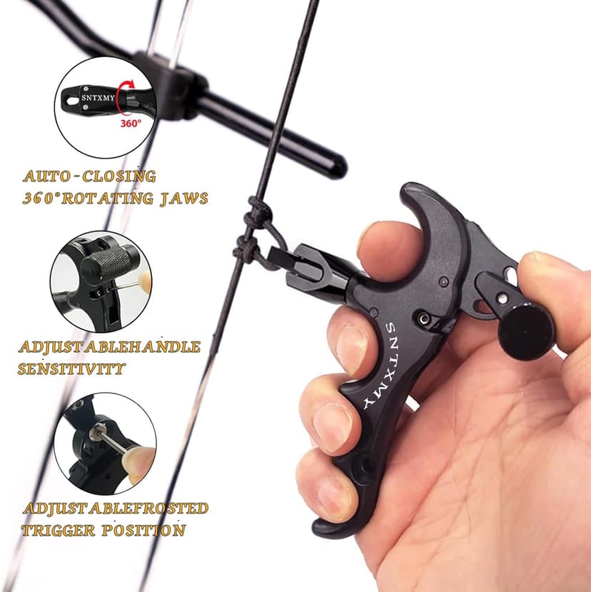 sntxmy Bow Release for Compound Bow, Archery Release Trigger, Compound Bow Release, Thumb Release.