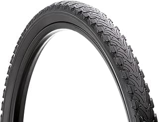Schwinn Replacement Bike Tire, 26" x 2.0" Hybrid Bike Tire, Wider Tread Knob Spacing, Combination Tread, Fits Internal Rim Widths 19mm to 29mm, PSI Range 40 to 65