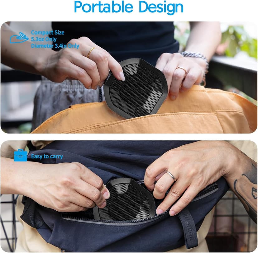 360° Conference USB Microphone for Desktop No Speaker, USB Computer PC Mic, Noise-Canceling Technology, Recording, Skype, Online Class, Court Reporter, Plug & Play, Compatible with Windows & MacOS