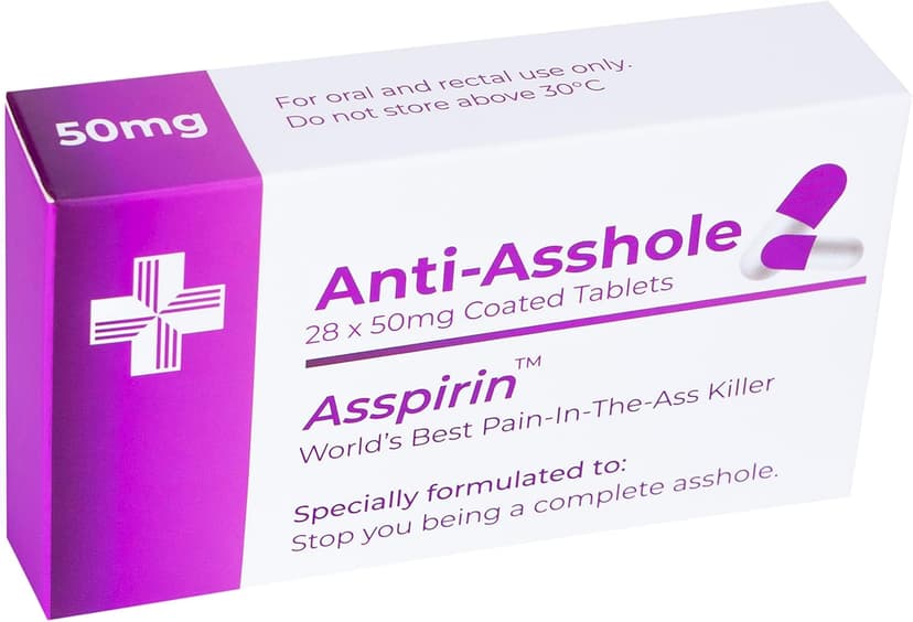 Funny Joke Pill Box Prank - Gag Gifts for Men & Women – Funny Gifts for Him or Her – Unique Inappropriate Novelty Gift – Birthday Gifts for Women – Rude Silly Presents for Boyfriend Dad Uncle