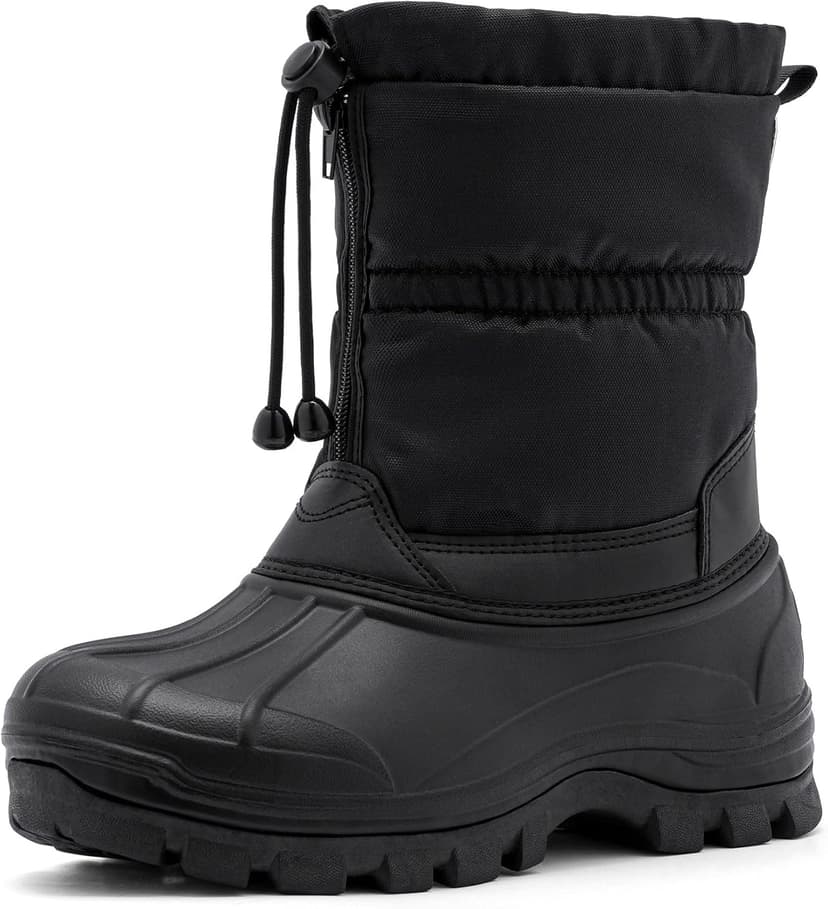 TRAILBLITZ Men's Winter Snow Boots Waterproof Warm Outdoor Lightweight Non Slip Cold Weather Shoes