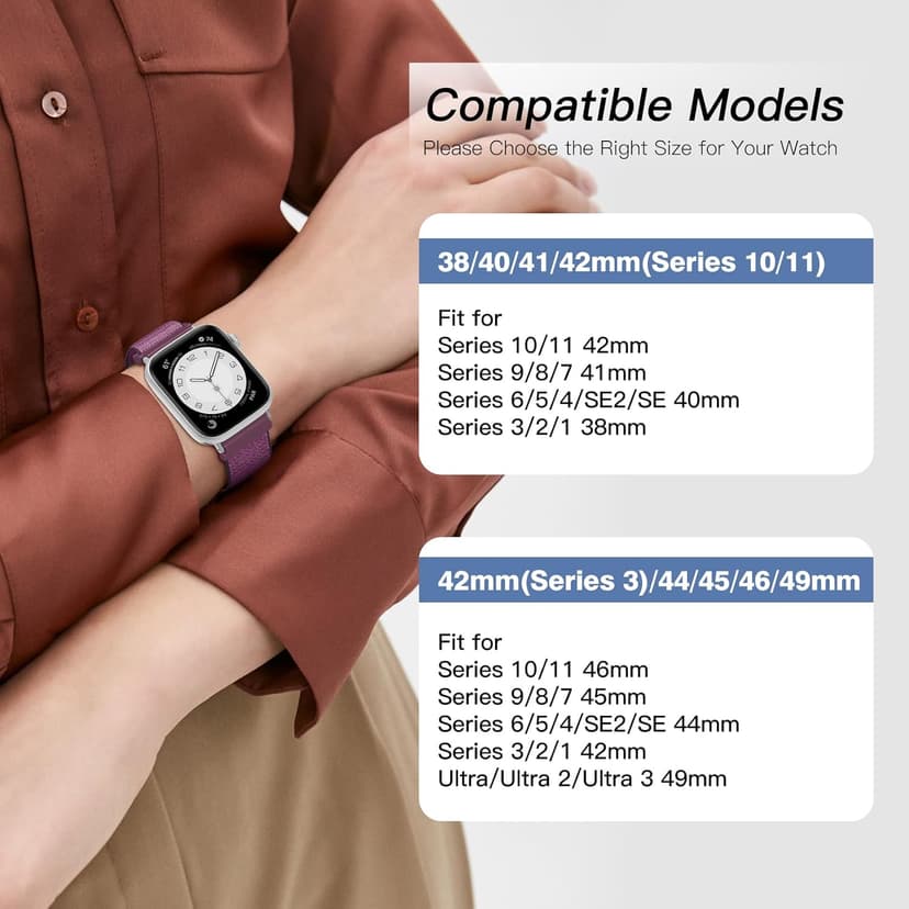 6 Pack Nylon Sport Loop Band Compatible with Apple Watch Band 38mm 40mm 41mm 42mm 44mm 45mm 46mm 49mm Women Men, Soft Adjustable Braided Replacement Straps for iWatch Series 11 10 9 8 7 6 5 4 3 2 1 SE Ultra