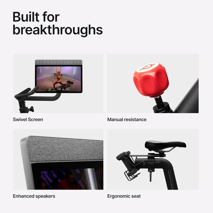 Peloton Bikes, Indoor Exercise bikes for Cardio and Strength Training