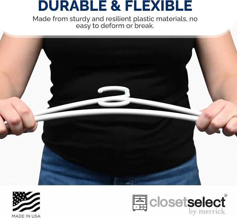 19" XL Plastic Hangers, Giant Heavy Duty Hanger, Merrick, XL Hanger, 36