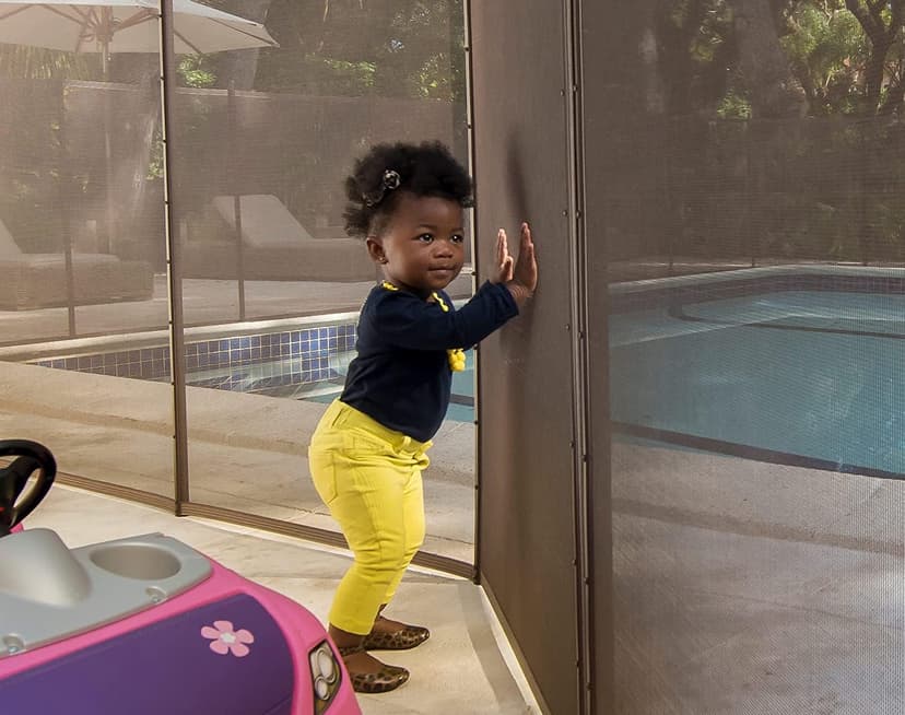 Pool Fence DIY by Life Saver Fencing Section Kit, 4 x 12-Feet, Black