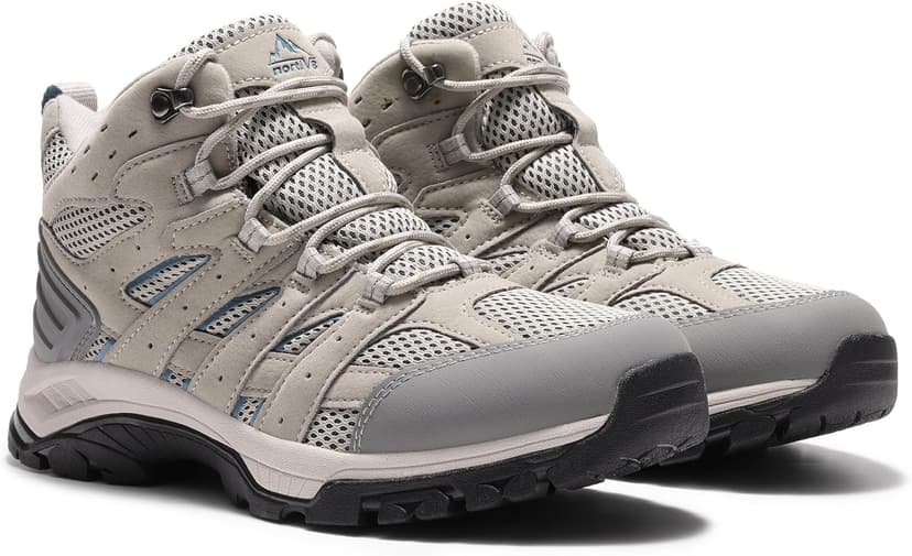 NORTIV 8 Women's Waterproof Hiking Boots Outdoor Trekking Mid Backpacking Mountaineering lightweight boots