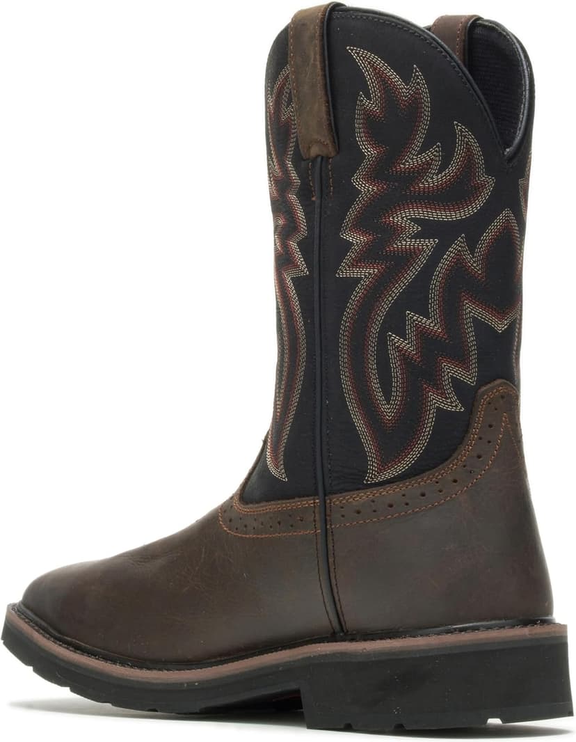 WOLVERINE Men's Rancher Waterproof Steeltoe Square Toe 10in Wellington Work Boot