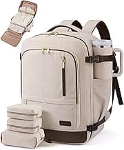 LOVEVOOK 40L Travel Backpack for Women Men with Garment Bag, Airline Approved Carry on Luggage Travel Essentials with 3 Packing Cubes, TSA Overnight Bags Weekender Essentials Backpacks fits 17" Laptop