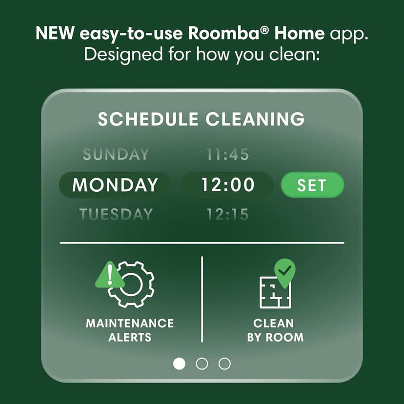 iRobot Roomba 104 Vac Robot Vacuum - Intense Power-Lifting Suction, Smart & Fast Home Mapping, Ideal for Pet Hair, LiDAR Navigation, Multi-Surface Cleaning, Cleans in Neat Rows, Self-Charging
