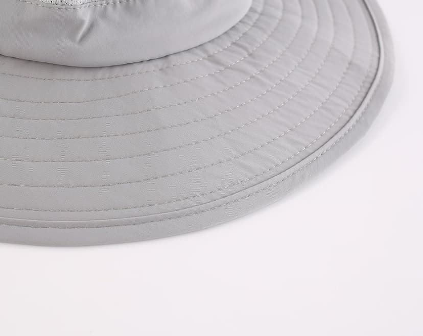 Home Prefer Outdoor UPF50+ Mesh Sun Hat Wide Brim Fishing Hat with Neck Flap Sun Hat for Men Women