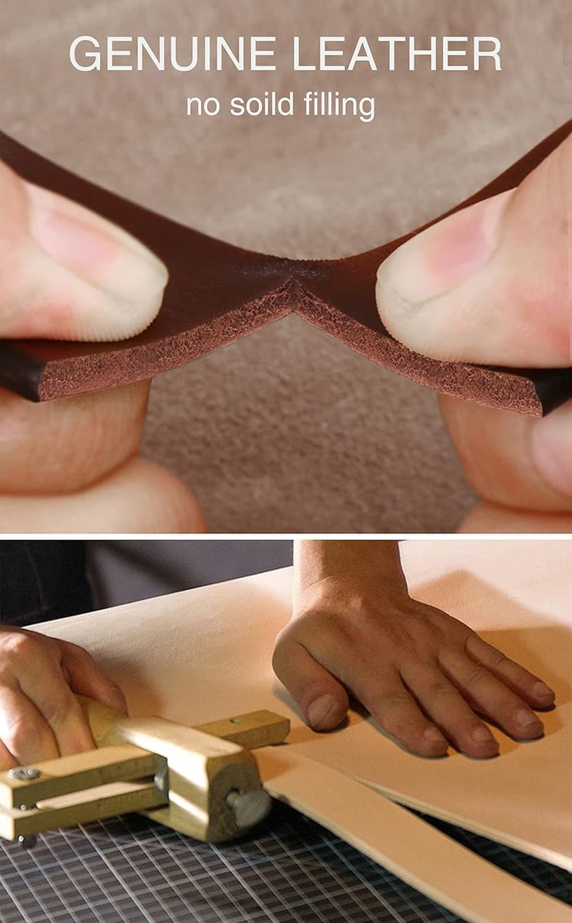 YOETEY Full Grain Leather Belt for Men - Mens Belts Casual with Genuine Leather - Handcrafted Elegance for Your Wardrobe