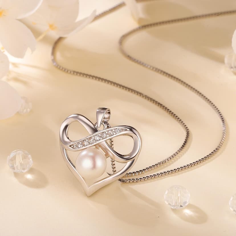 Pearl necklaces Gifts for women gifts for mom gifts for wife gifts for grandma gifts for her gifts, Valentines Day gifts Mothers Day Gifts Christmas day gifts, Birthday Gifts Anniversary