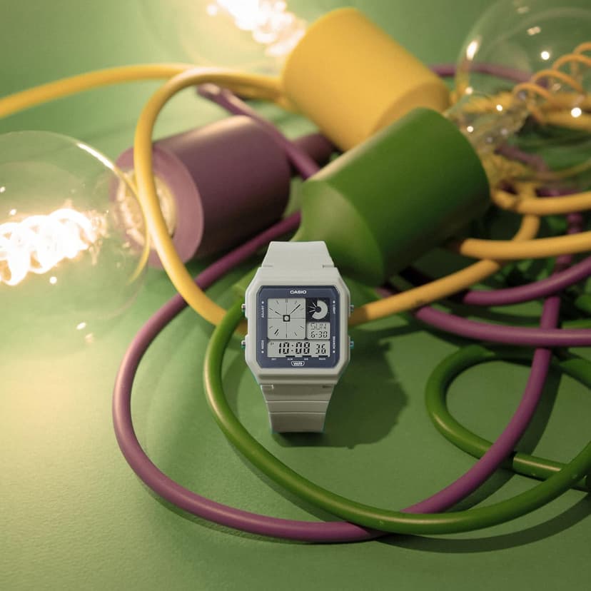 Casio POP Bio-Based Renewable Band LED Backlight Daily Alarm Digital Watch