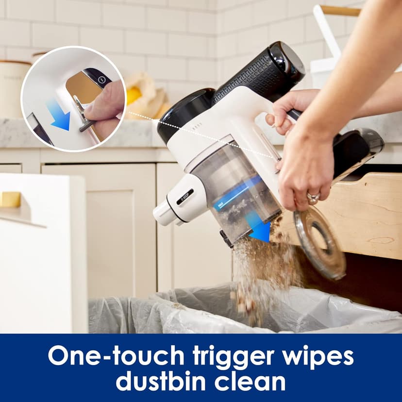 Tineco Pure ONE S15 Essentials Cordless Vacuum Cleaner, Stick Vacuum Rechargeable with Anti-Tangle Brush, LED Headlights for Hard Floor, Pet Hair & Home Cleaning