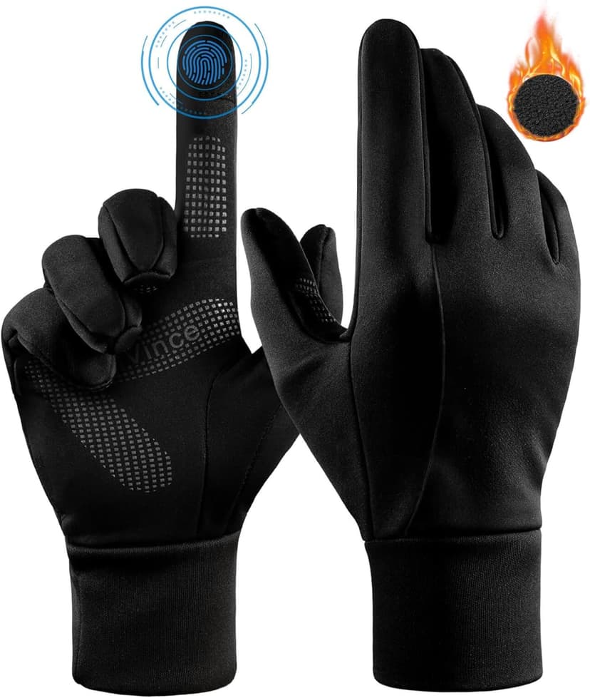 FanVince Winter Gloves Touch Screen Water Resistant Windproof Thermal for Running Cycling Driving Hiking for Men Women