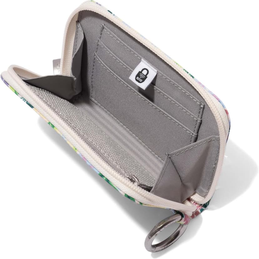 Baggallini Deluxe Card Case - Lightweight 5.5"x3.3" RFID Protected Womens Wallet Card Holder