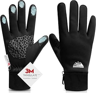 Bruvoalon Winter Gloves for Women & Men, 3M Thermal Insulation, Lycra Fabric, Touchscreen, Anti-Slip