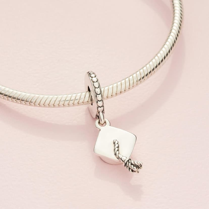 PANDORA Graduation Cap Dangle Charm B0C4RFMKGL