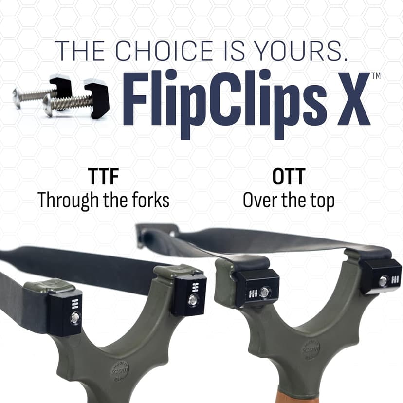 SimpleShot Scout XT Slingshot with Target, Clay Ammo and Bands for Professional Hunting and Powerful Target Shooting Sling Shot
