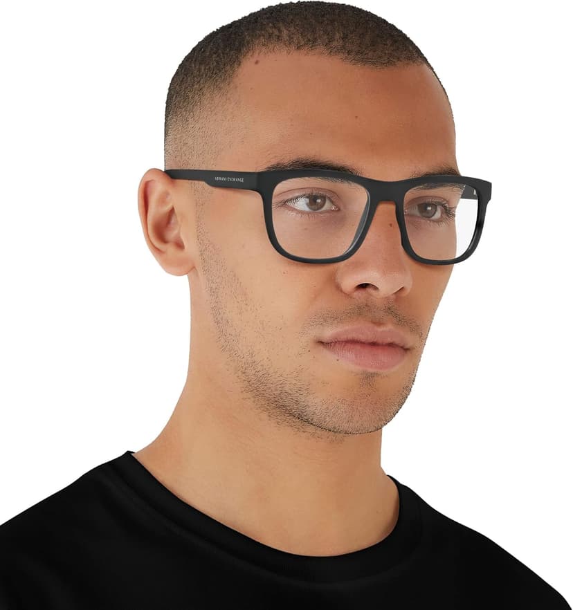 Armani Exchange mens Ax3050 Square Prescription Eyewear Frames