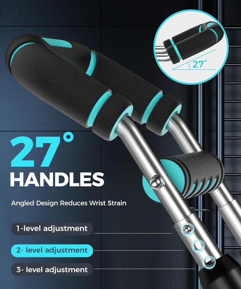 Twister Arm Trainer, Adjustable 5 Resistance Levels (40-130 lbs) Chest & Arm Workout Equipment for Men & Women, Ergonomic Home Gym Strength Trainer with Anti-Slip Handles & Carry Bag