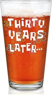 Futtumy 30th Birthday Gifts for Men, 15 OZ Thirty Years Later Beer Glass, 30 Year Old Birthday Gifts for Men Him Dad Father Husband Brother Boyfriend Uncle Women Wife, Gift for 30th Birthday Christmas B0FKSSHCCV