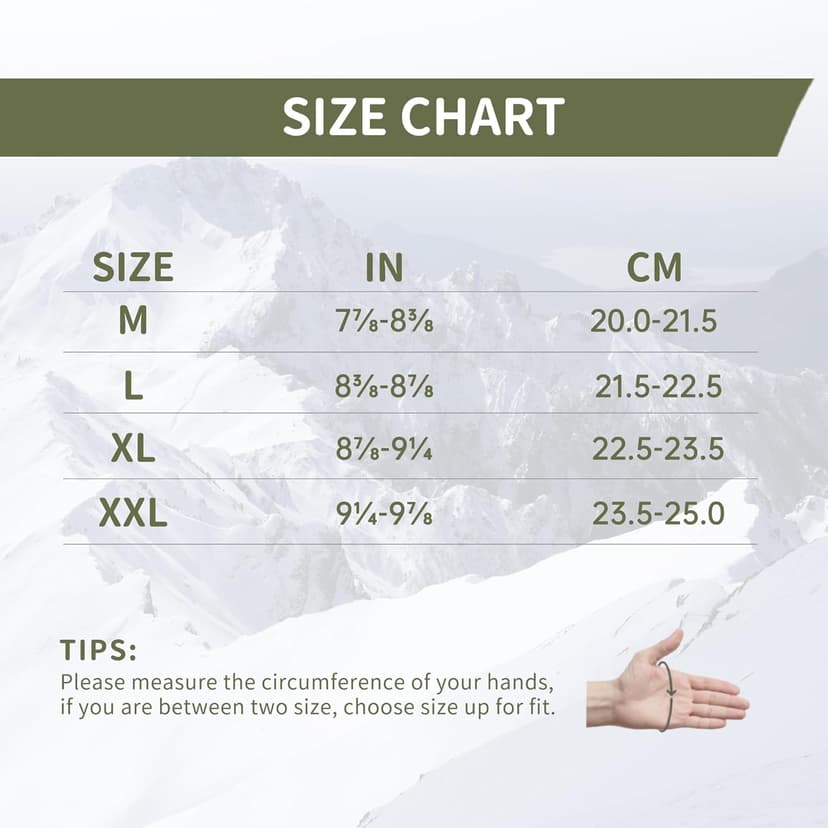 HANDLANDY Cold Winter Weather Fishing Gloves for Men and Women,Fingerless Gloves Convertible Flip Top Mittens