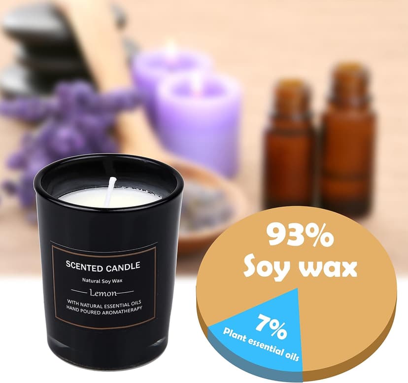 12 Pack Scented Candles Gift Set 2.5oz Strong Fragrance Aromatherapy Jar Candle Set Soy Wax Decorative Candles for Home Scented Candles Best Gifts for Women. B09MBW7JGL