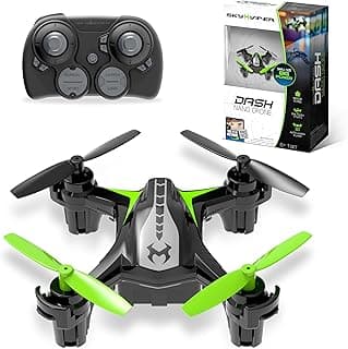 Sky Viper Dash Nano Performance RC Drone, Fast Safe Indoor Flying, Rechargeable Battery