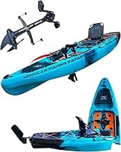 Reel Yaks Rapido Modular Fishing Kayak - 10.8ft Lightweight, Sit On Top Kayak for Adults & Youth - Stable & Portable, Ideal Space-Saving Design for Travel - 400 lbs Capacity