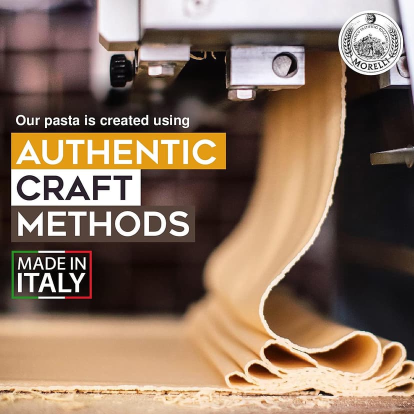 Morelli Busiate, Pici, and Bucatini Organic Pasta Variety Pack - Imported Italian Pasta Sampler - Specialty Assortment Includes Three-17.6 oz Packages of Gourmet Pasta from Italy