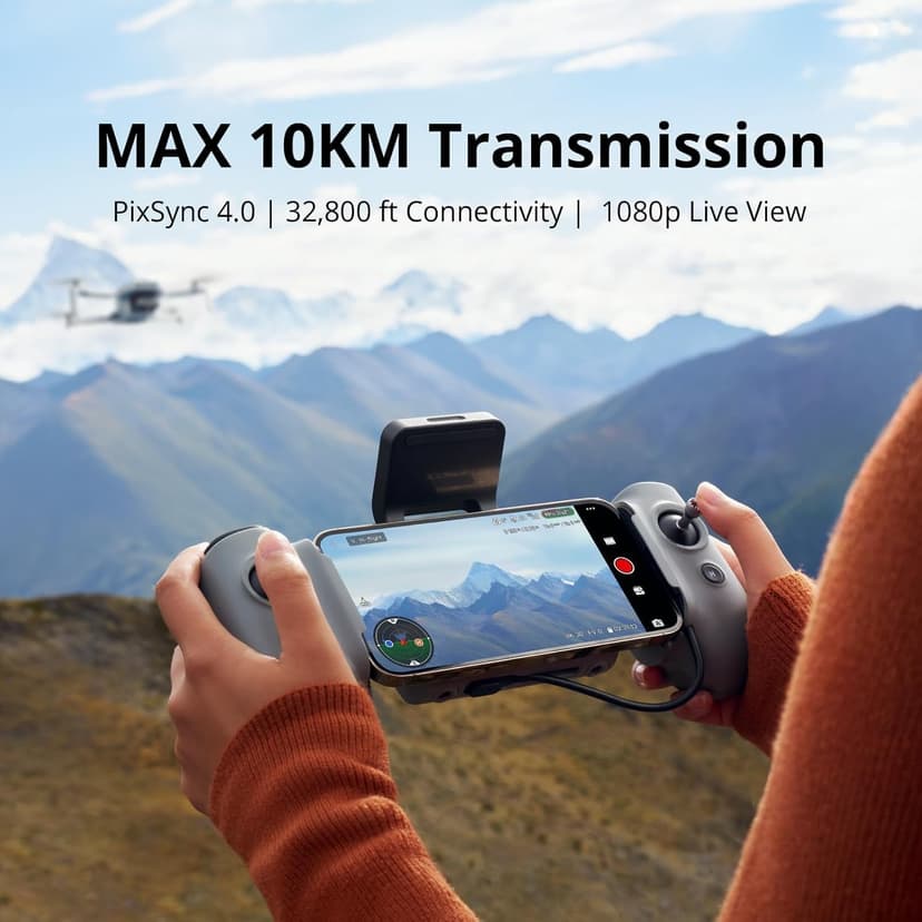 Potensic ATOM 2 Fly More Combo Drone with Camera Under 249g 8K Photo 4K HDR Video AI Track and Charging Hub (APM2530221) + 64GB Card + Sling Backpack + Landing Pad + Cleaning Kit +More(19pc Bundle)