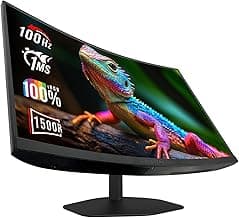 New! Sceptre Curved 24-inch Gaming Monitor 1ms 100Hz 1500R DisplayPort HDMI X2 Eye Care 100% sRGB Build-in Speakers, Machine Black 2026 (C248W-FW100T Series)