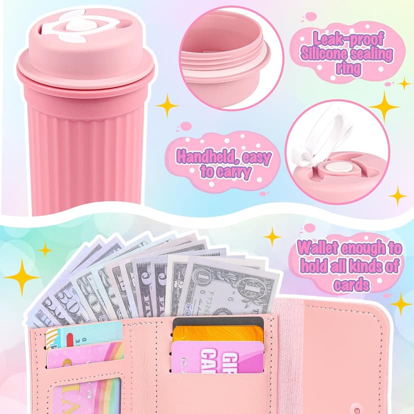 32Pcs Role Play Set with Handbag, Water Bottle, Scarf, Pretend Makeup, Birthday Gifts, Mom-Daughter Bonding, Multi-Scene Play Oisacirg Play Purse with Watch, Phone, Pretend Play Toys for Girls Ages 3-8 B0D7CQGK8X