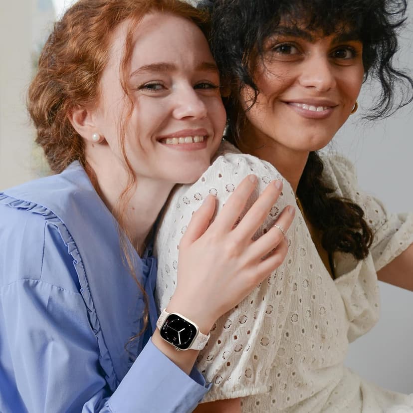 Witzon Floral Band Compatible with Apple Watch Bands For Women 40mm 41mm 38mm 42mm 44mm 45mm 46mm 49mm, Engraved Cute Flower Silicone Dressy Strap for iWatch Series 11 10 9 8 7 6 5 4 3 2 SE Ultra