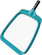 POOLWHALE Professional Pool Skimmer Net,Fine Mesh Net Bag,Heavy Duty Swimming Leaf Skimmer Cleaning Tool - Fast Cleaning,Debris Pickup Removal- Fits Standard Swimming Pool Poles(No Pole)