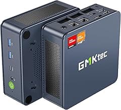 GMKtec Mini PC Gaming, K6 AMD Ryzen 7 7840HS Dual NIC LAN 2.5Gbps Desktop Computer, 32GB DDR5 (16GB*2) 1TB PCIe4.0 SSD, USB4.0, HDMI, DP, USB-C, WiFi 6E, BT 5.2