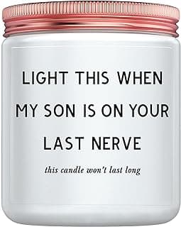 Daughter in Law Gifts - Best Birthday Christmas Mothers Day Gifts for Daughter in Law from Mother in Law or Father in Law - Funny Future DIL Sons Girlfriend Adult Candle Women Gift