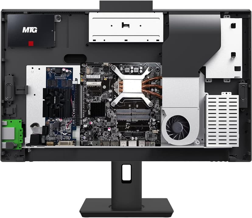 Gaming All in one PC 24 Inch FHD Touchscreen, MTG Yama, Intel Core i5 10th Gen, 16GB RAM, 240GB NVME / 1TB SSD, AMD RX 550 4GB DDR5 Graphics, Webcam, RGB Combo, Windows 11 Home