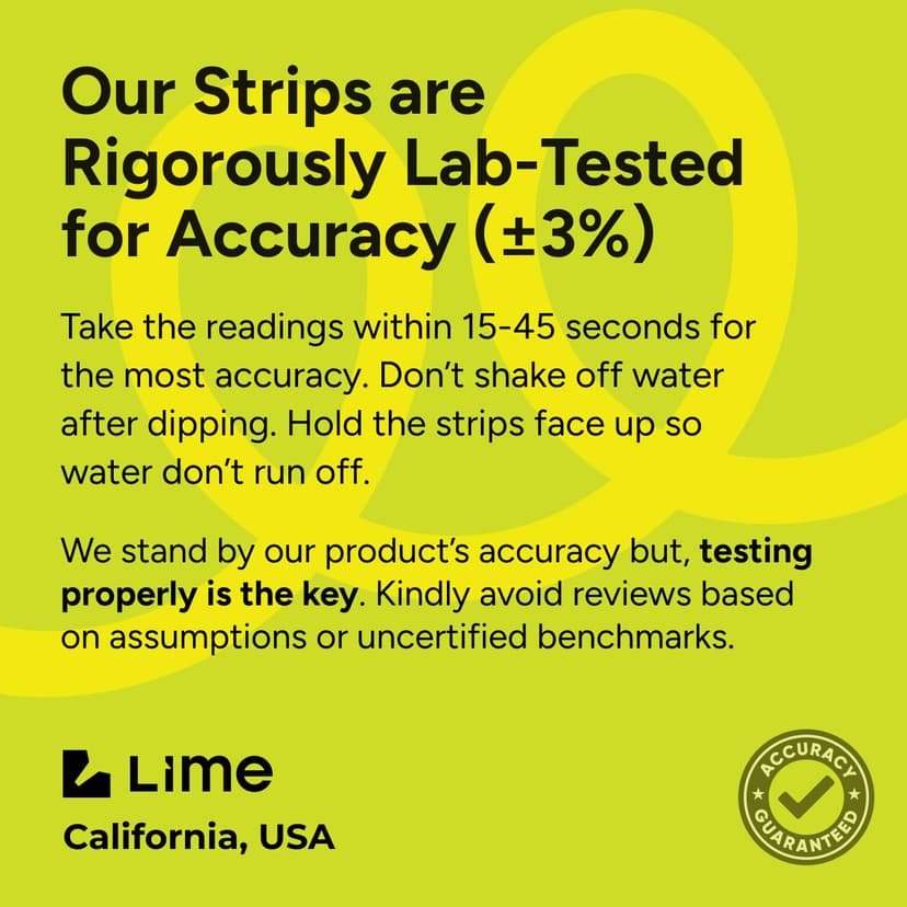 162 Pcs 7-Way Hot Tub, Spa & Pool Test Strips - Accurate Readings in 15 Seconds