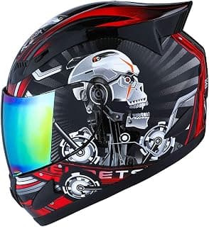 1STORM Motorcycle Bike Full FACE Helmet Mechanic